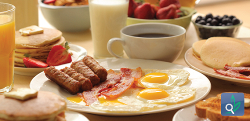 الافطار الغني بالبروتين يعطي شعور بالشبع لفترة اطول 