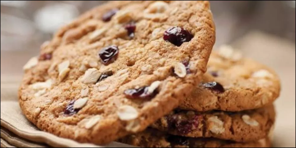 وصفة حلو صحية: كوكيز الشوفان بالكرانبيري الخفيفة