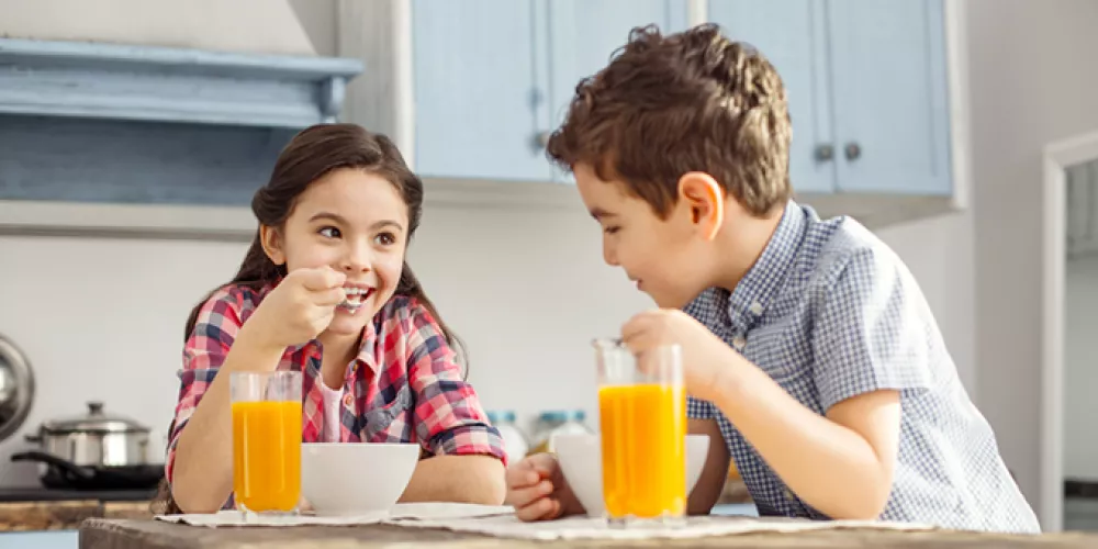 أهمية وجبة الفطور وخاصة لطلاب المدارس