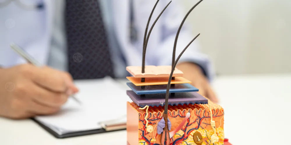 ما هي طبقات الجلد؟ وما وظائفها؟