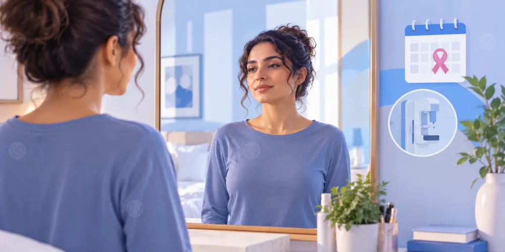  الفحص الذاتي للثدي: ما فائدته ومتى تحتاجين إلى الطبيب؟