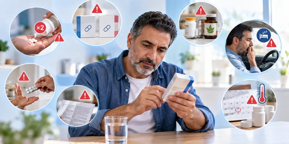 7 أخطاء شائعة عند استخدام الأدوية وكيف تتجنبها