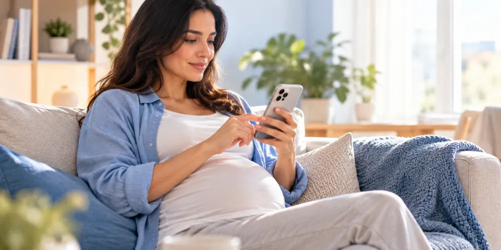 استخدام الهاتف أثناء الحمل: هل يضر الجنين؟