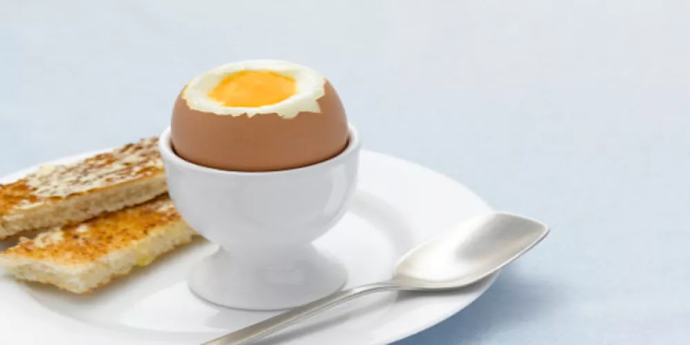 تناول البيض على الفطور يؤخر الشعور بالجوع