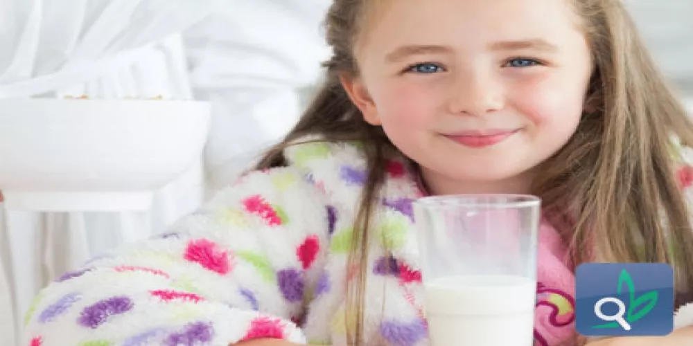 500 مل من الحليب يوميا يحافظ على مخزون فبتامين د والحديد للأطفال 