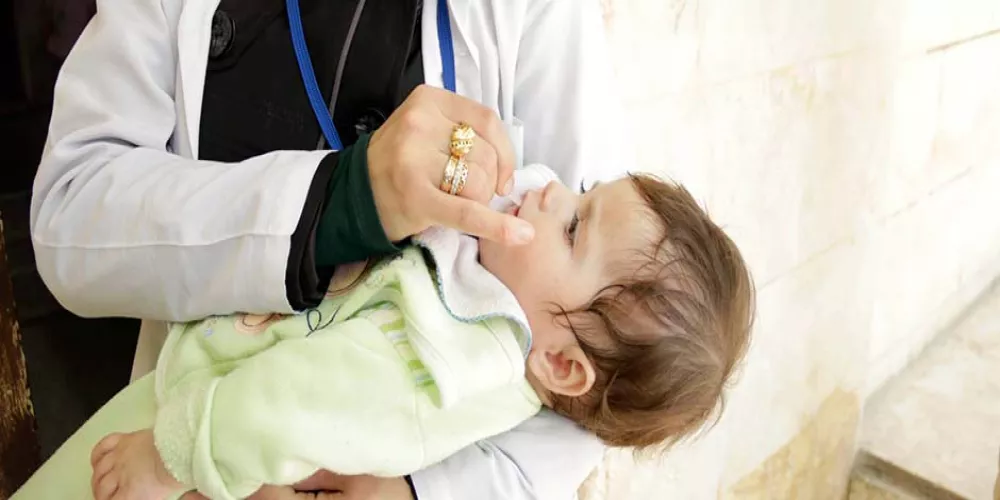 حالات شلل الأطفال تظهر في دمشق وحلب 