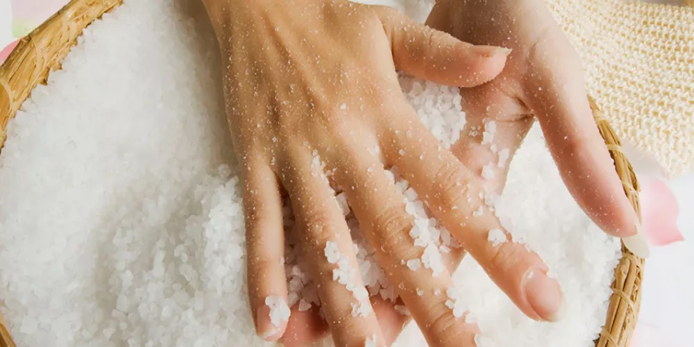فوائد الملح لبشرة صحية