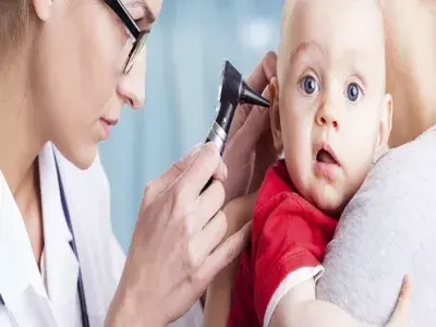 التهاب الاذن الوسطى عند الأطفال