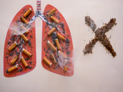 2. اشرح له مخاطر التدخين