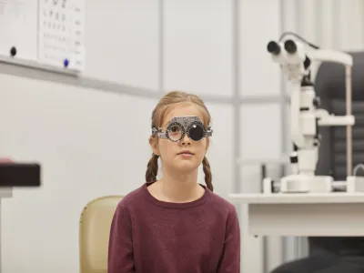 4. العين الكسولة أو الغَمَش أو الكَمَش (Amblyopia)