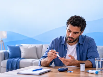 خطة أيام المرض لمريض السكري