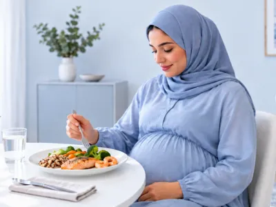 المأكولات البحرية أثناء الحمل ومغص الرضع والإكزيما