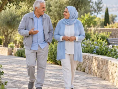 السعادة الزوجية والشيخوخة