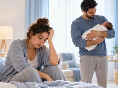 الغضب بعد الولادة