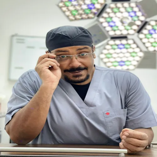 الدكتور حازم محمد المصطفى صالح اخصائي في جراحة الفك والأسنان