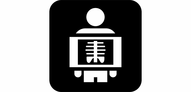 فحص الاشعة السينية للبطن في حالة النوم والوقوف