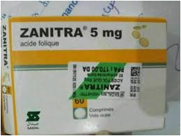 زانيترا حمض الفوليك فيتامين مكمل غذائى الطبي Zanitra الطبي