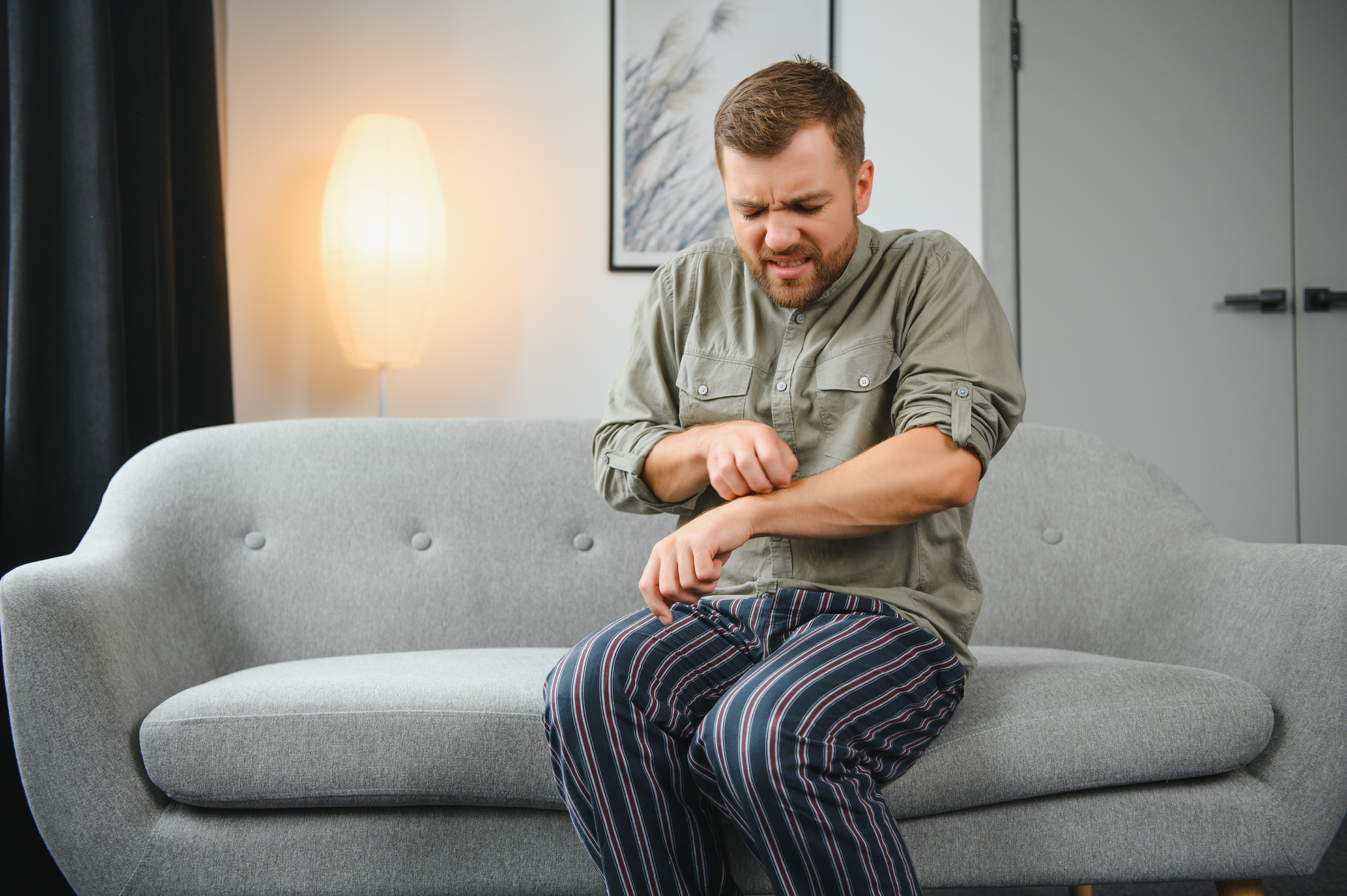 2. شدة الحكة