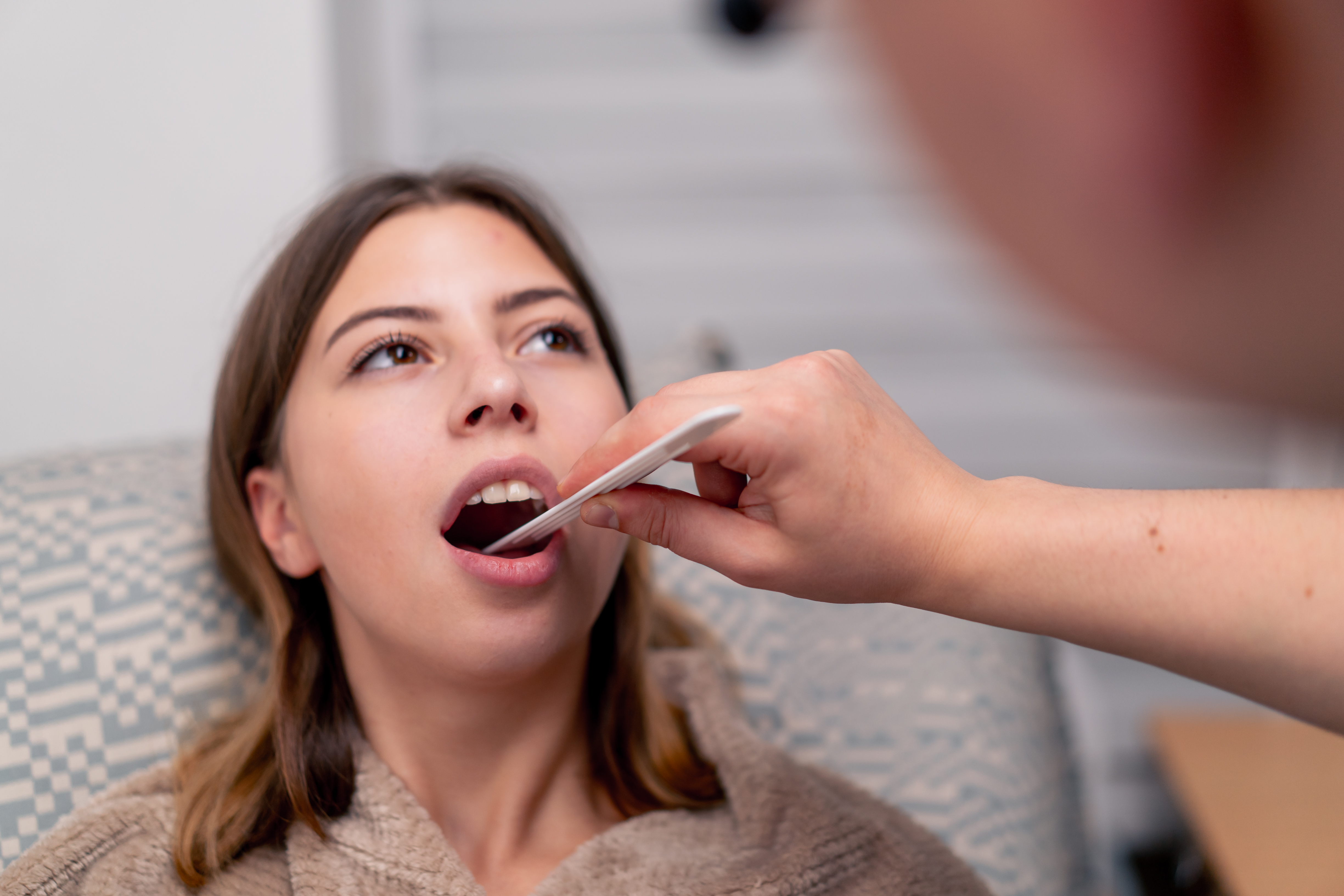 تشخيص التهاب الحلق