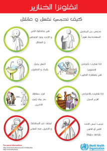 الوقاية من انفلونزا الطيور H1N1-A